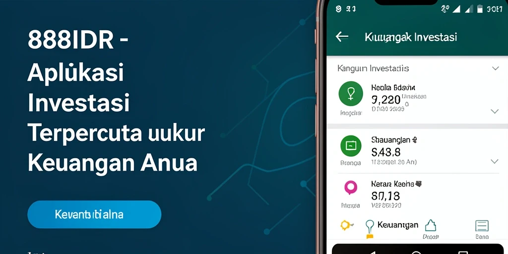 Antarmuka aplikasi 888IDR yang ramah pengguna dan informatif.