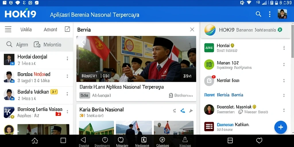 Antarmuka aplikasi HOKI9 yang menarik dan informatif.
