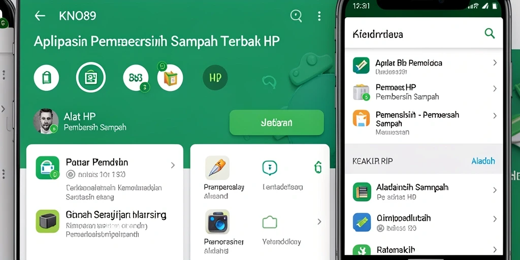 Antarmuka aplikasi KNO89 yang intuitif dan responsif.