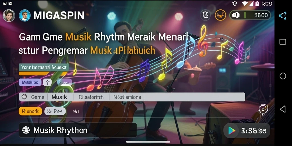 Tampilan antarmuka MIGASPIN yang menarik dan interaktif.